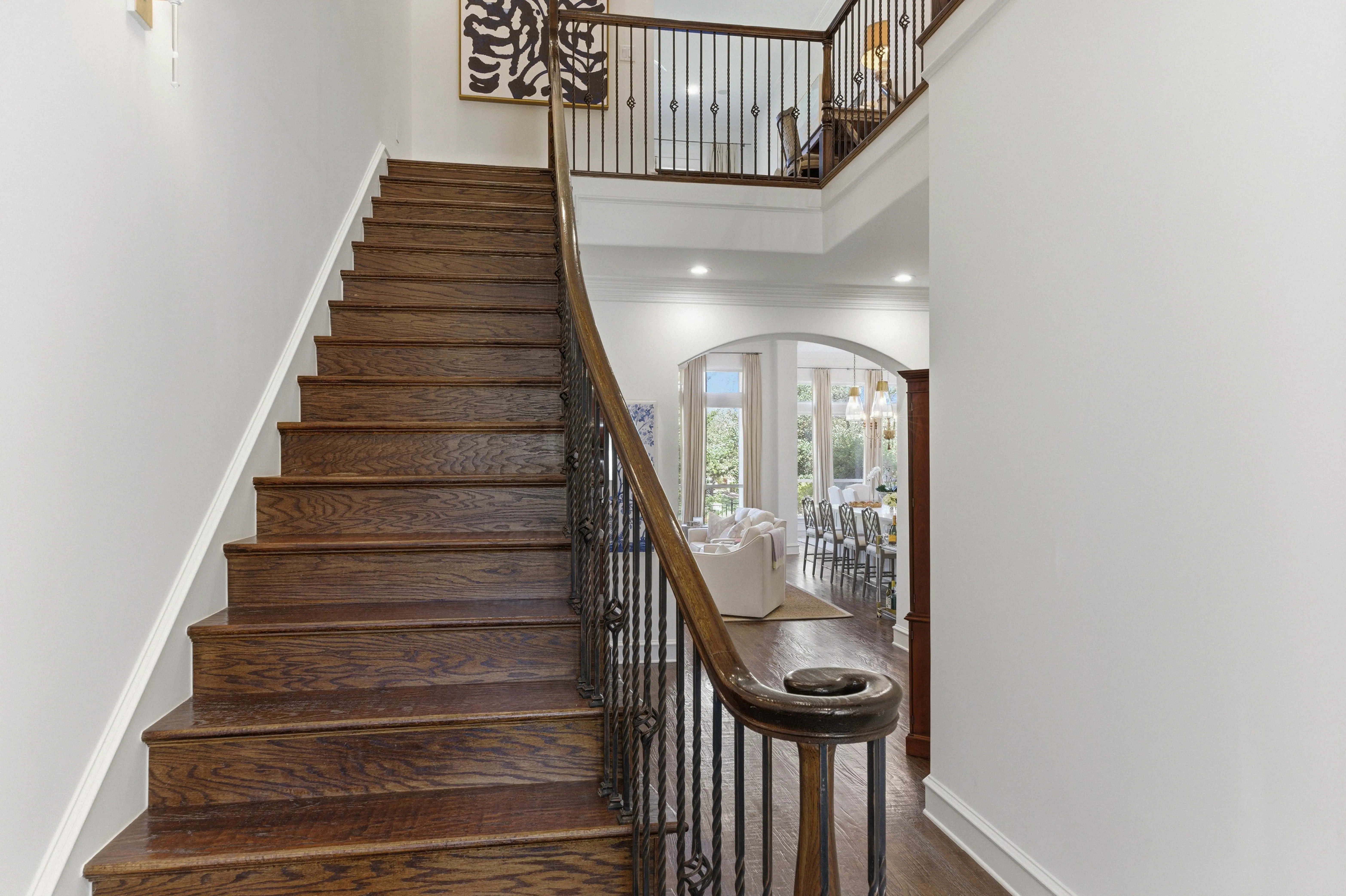 Grand entry staircase